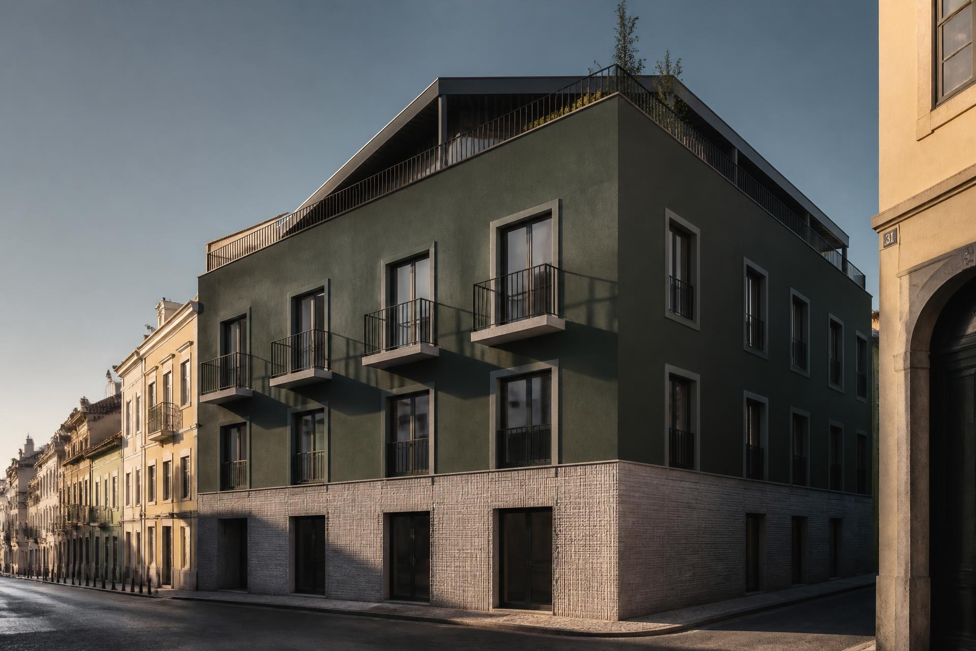 Edifício reabilitado de alto padrão em Lisboa